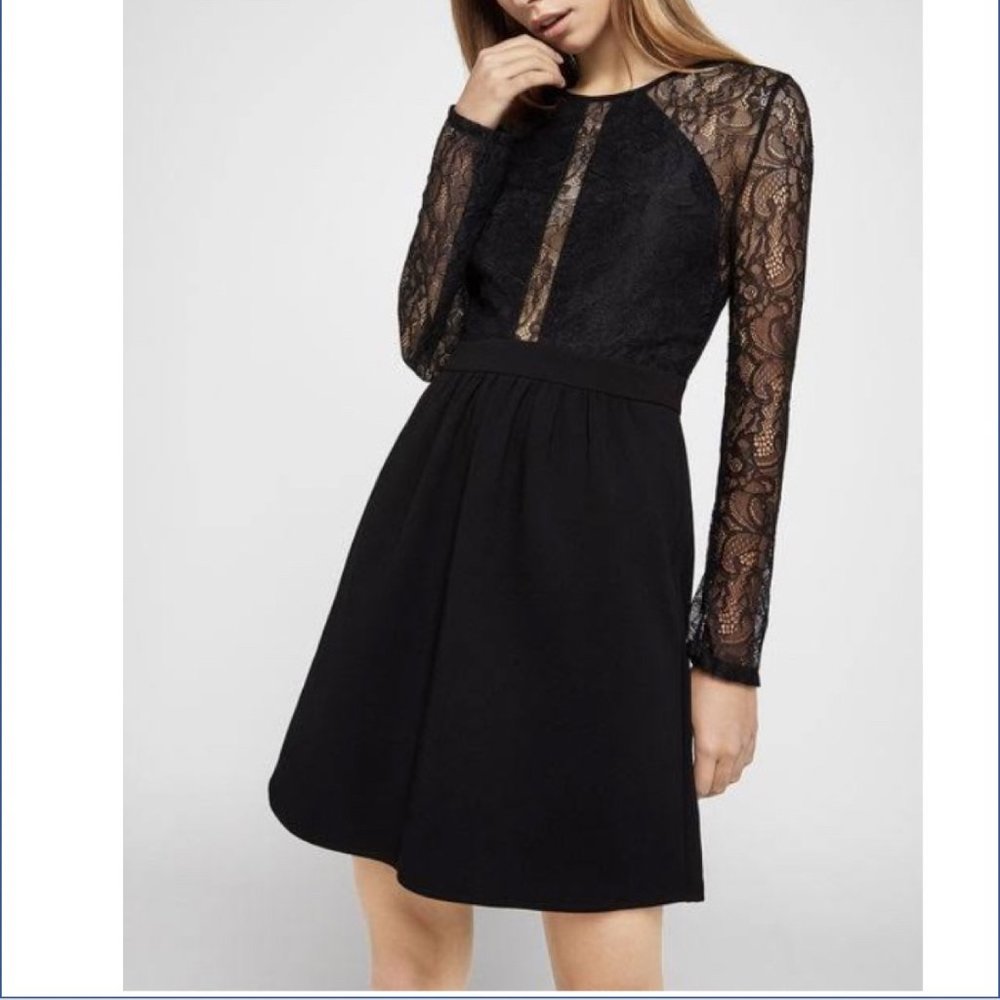 BCBGeneration Long Sleeve Cocktail Minidress